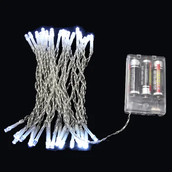 

3M 4M 5M 10M LED Holiday String lights 3XAA Battery Operated Xmas Christmas Light for Festival Garland Party Wedding Decoration