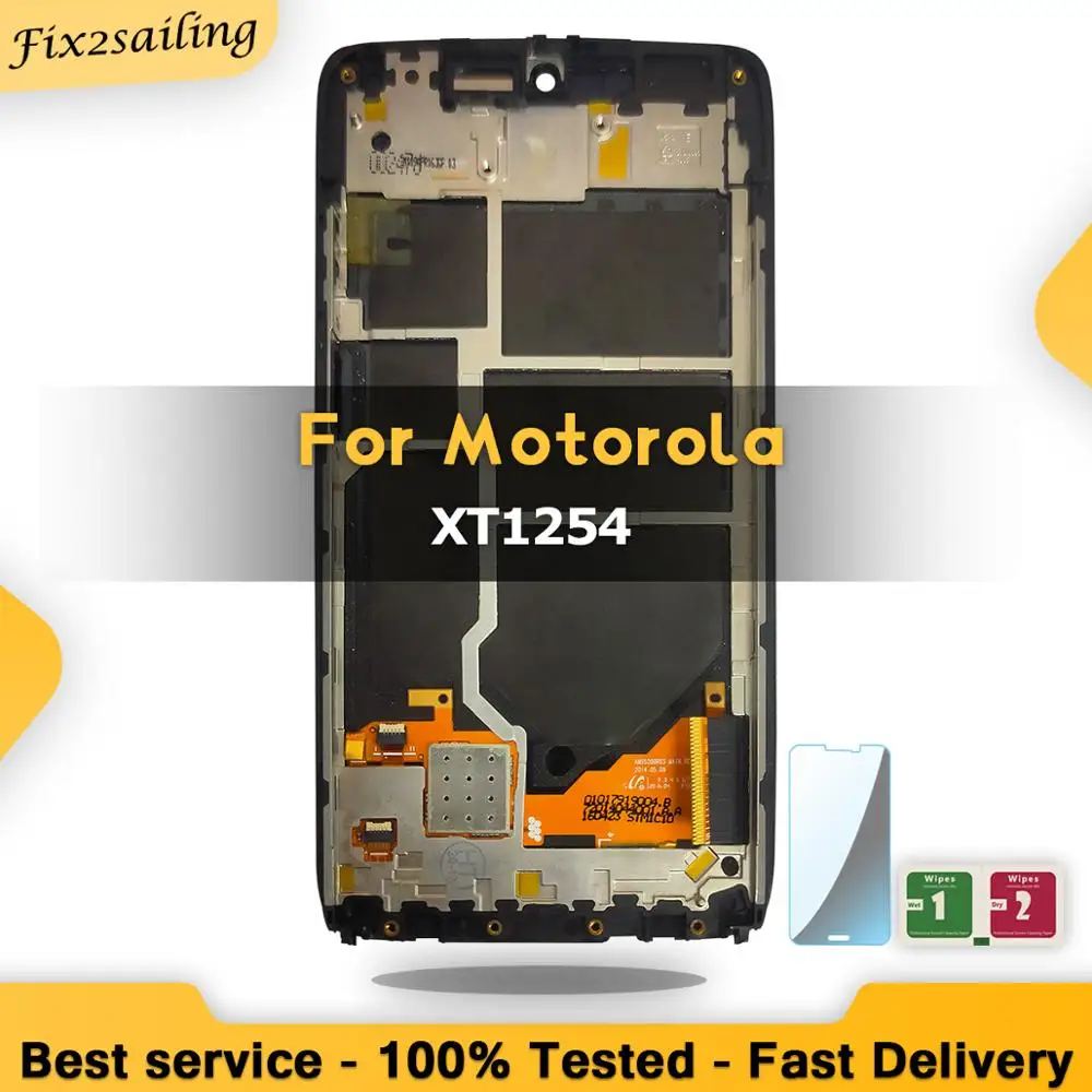 ЖК-дисплей для Motorola Moto Droid Turbo XT1254 сенсорный экран с дигитайзером в сборе и без