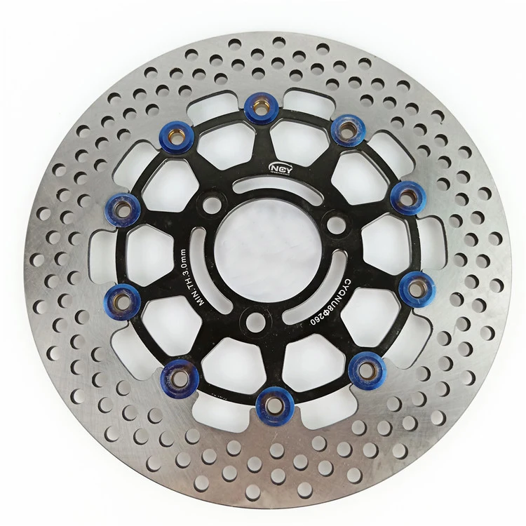Universal Motorcycle CNC Aluminum 3 holes 260 * 70mm Floating disk brake disc for Yamaha BWS WISP Motorbike motorcycle brake discs