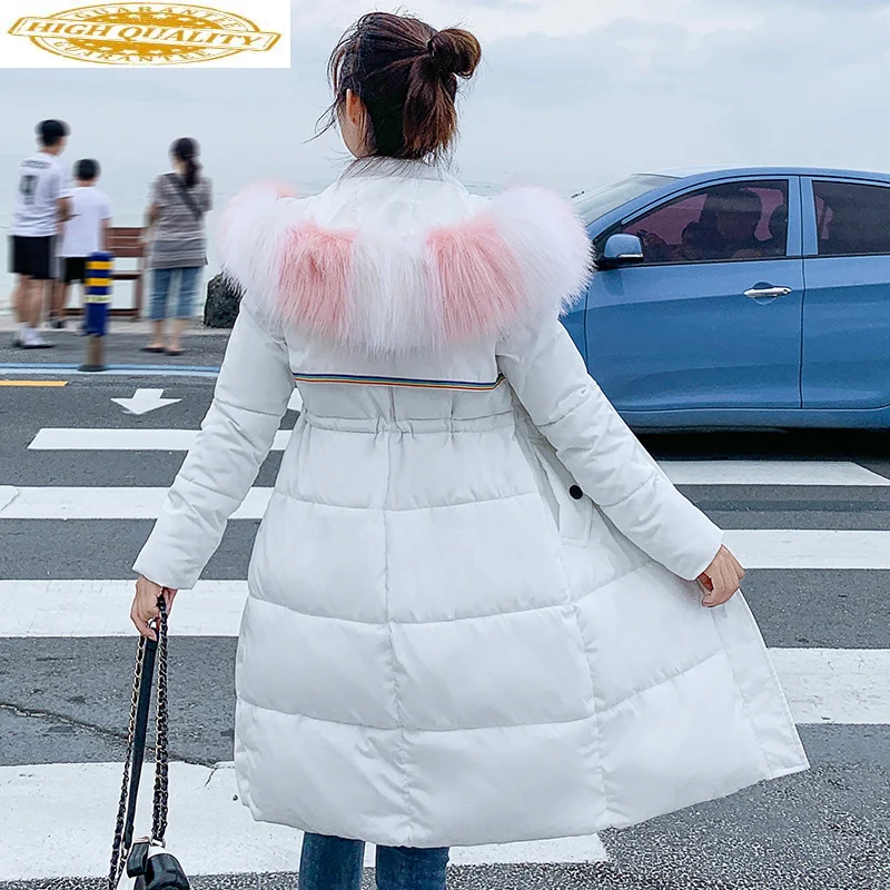

Winter Jacket Women 2020 Down Cotton Parka Long Coat Padded Female Jacket Warm Parkas Manteau Femme Hiver D1901 KJ3354