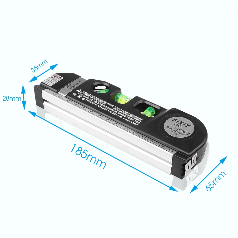 Laser Level Kit Multipurpose Cross Line Laser Tool 8 Feet Measure Tape Ruler Metal Tripod Stand laser level,laser level tripod