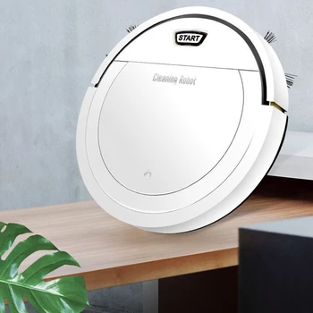 

Robot Vacuum Cleaner 1800PA Poweful Suction 3In1 Pet Hair Home Dry Wet Mopping Cleaning Robot Auto Charge Vacuum Mini