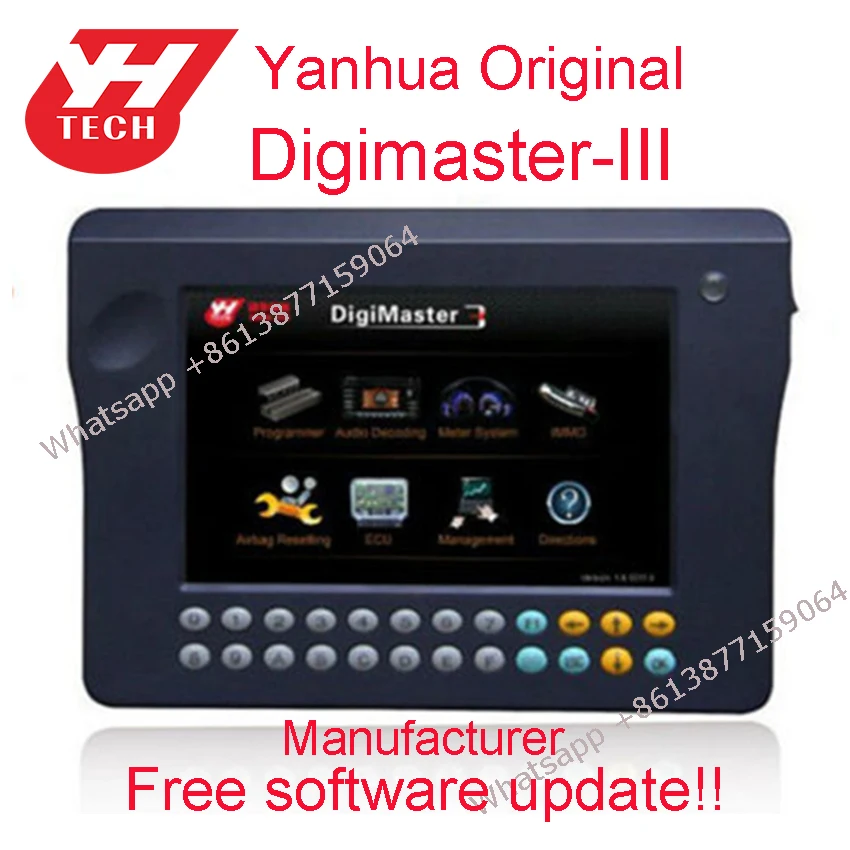 Бесплатная доставка! Yanhua оригинальный корректор одометров Digimaster 3-III Программист