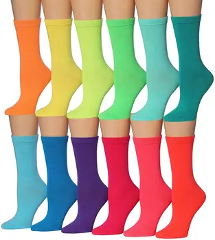 

LH082613 men's 12 pairs of colored patterned boat socks.