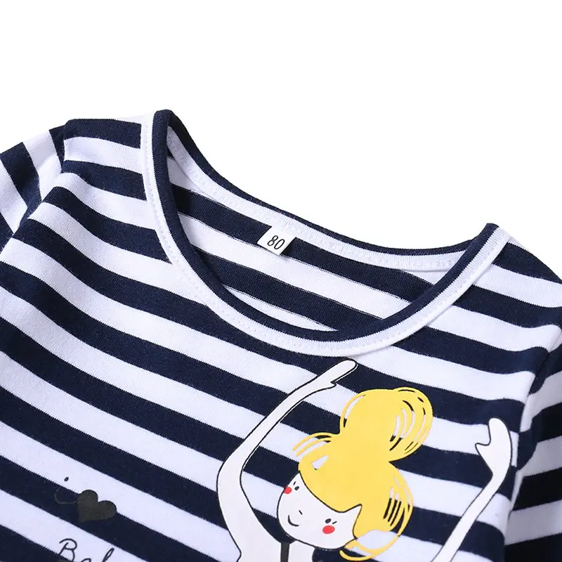 Детское платье для девочек платья с длинными рукавами и рисунком Осенняя детская одежда для девочек зимнее хлопковое платье принцессы от 1 до 6 лет# C