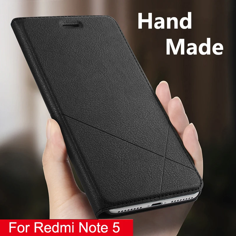 

Luxury Phone Case For Redmi Note 5 Mobile Phone Accessories Anti Falling Leather Flip Case For Redmi Note 5 Wallet Case Cover