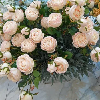 

30Pcs Silk Rose Flower Branches Simulation Orange/pink/blue/yellow Romantic Roses for Wedding Home Decorative Artificial Flowers
