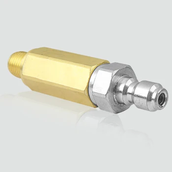 

Stainless Steel Car Pressure Washer 1/4 Quick Connect Nozzle Filter Hose Adapter