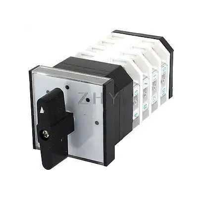 

Panel Mount 5 Positions Combination Changeover Cam Switch LW12-16/4F