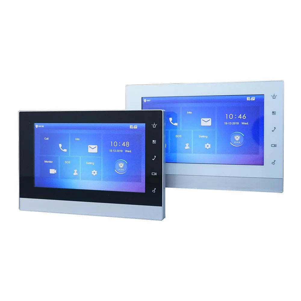 DH многоязычный VTH1550CH 7 дюймовый сенсорный внутренний монитор ip звонка