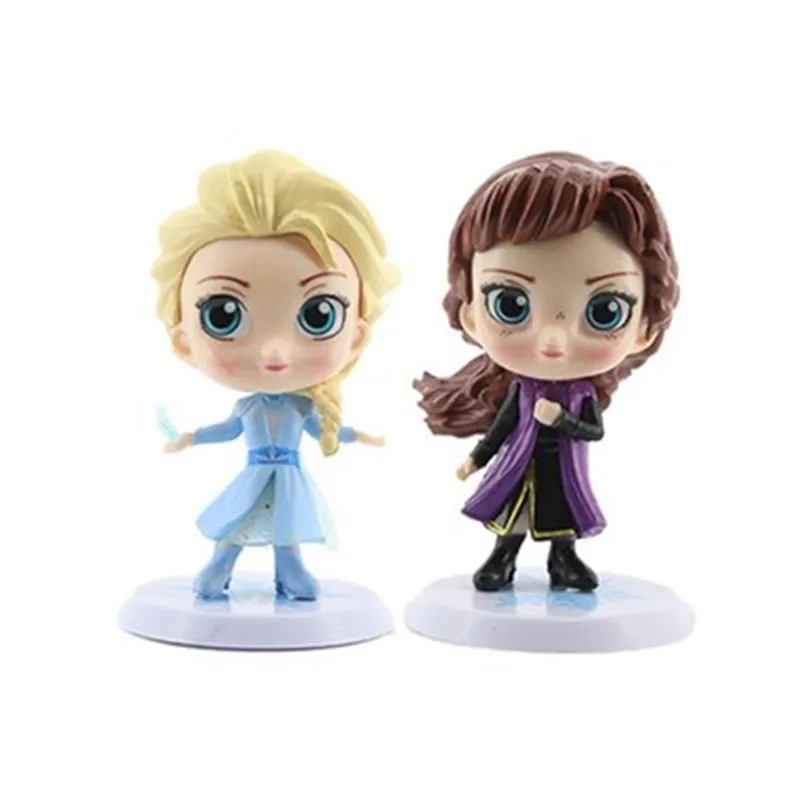 Frozen2 Снежная королева Эльза Анна фигурки Олаф Кристоф Свен аниме куклы детские