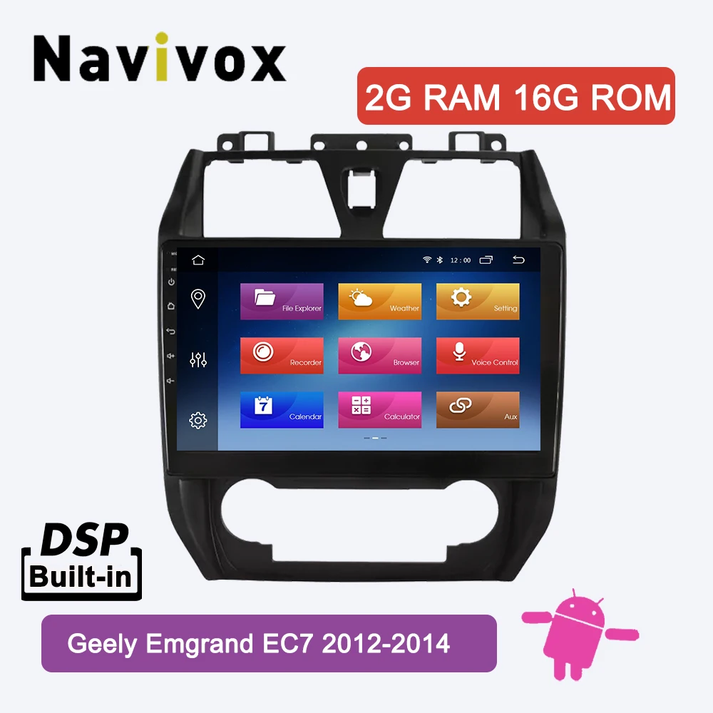 

Navivox Android 8.1 2.5D car dvd For GEELY Emgrand EC7 radio 2012 2013 2014 multimedia GPS Radio stereo gps navigation
