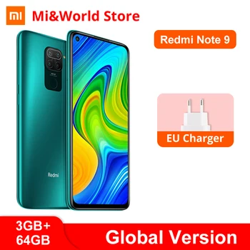 

Newest ! Global Version Xiaomi Redmi Note 9 3GB 64GB Smartphone MTK Helio G85 Octa Core 48MP Quad Cameras 5020mAh NFC