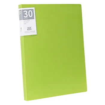 

TIANSE 30 Pages Multilayer A4 File Folder Insert Loose Leaf Book Colorful Student Music Book Folder Data Book