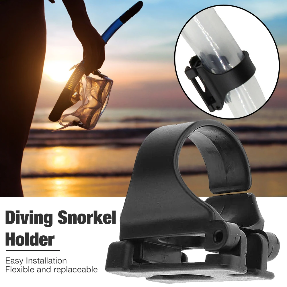 

Dive Snorkel Clip Diving Universal Plastic Clip Snorkel Holder Snorkel Accessories Hanging Buckle Buckle Breath Tube Holder Clam
