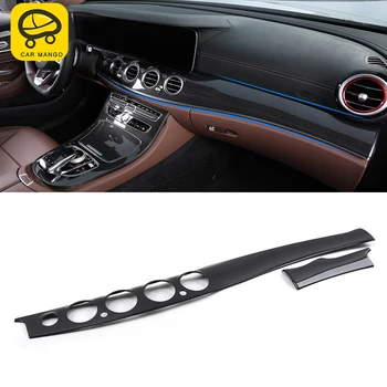 

CarManGo Car Accessories Dashboard Center Console Trim Sticker Cover Frame Decoration for Mercedes-Benz E-Class W213 2016-2020