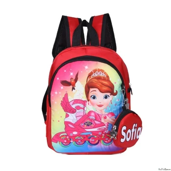 

Disney Kids Boys Girls sofia Backpack Schoolbag Kindergarten Bags Child Cartoon Travel Plush Toy Backpacks Gift