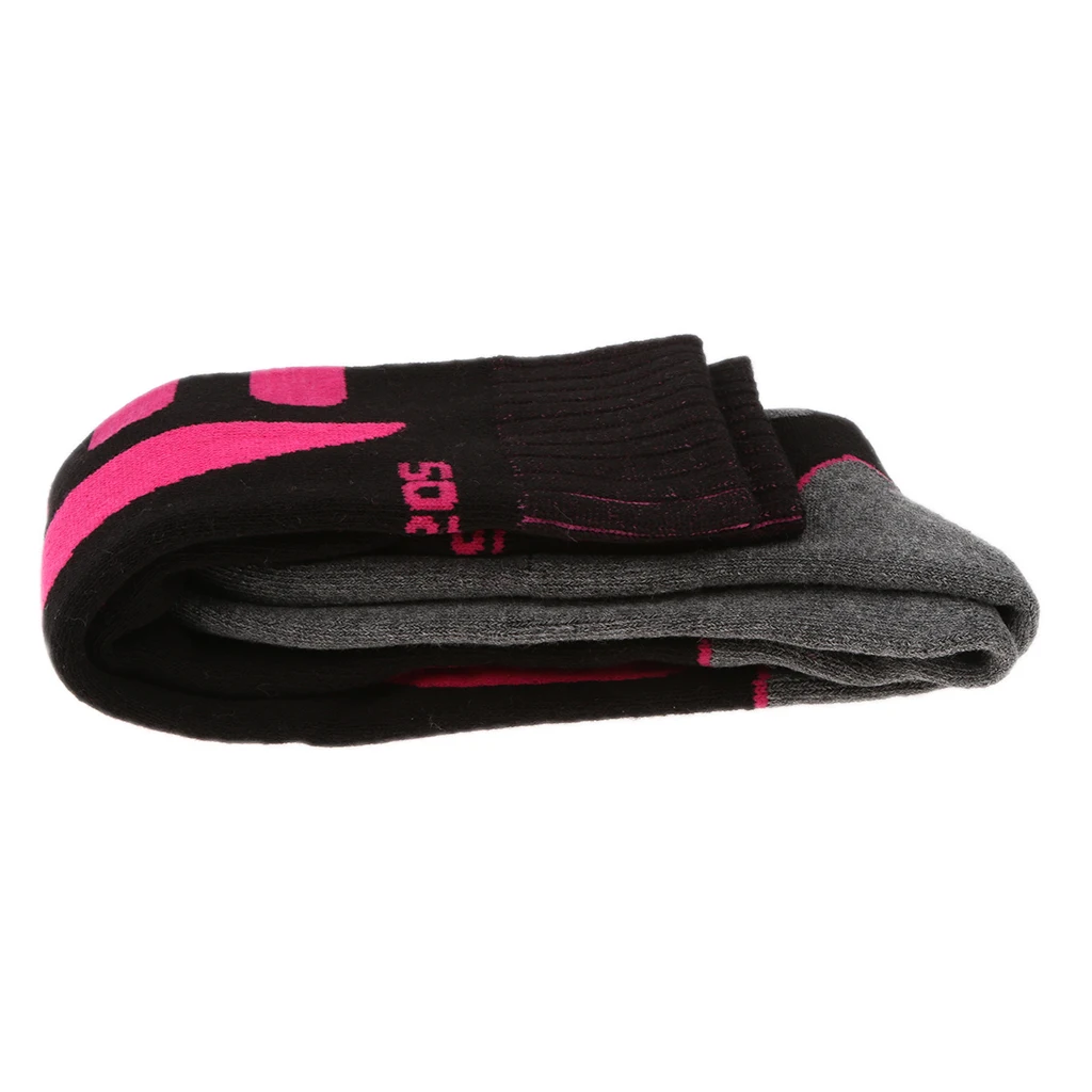 1 Pair Outdoor Thermal High Performance Ski Snowboard Hiking Walking Long Ski Socks Winter Thermal Socks