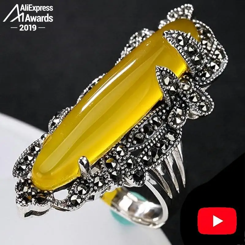 Israel S925 Fine Antique Ring Sterling Silver handicraft rich Natural Artisan Baltic Natural Gemstone amber Israel S925 Fine Antique Ring Sterling Silver handicraft rich Natural Artisan Baltic Natural Gemstone amber