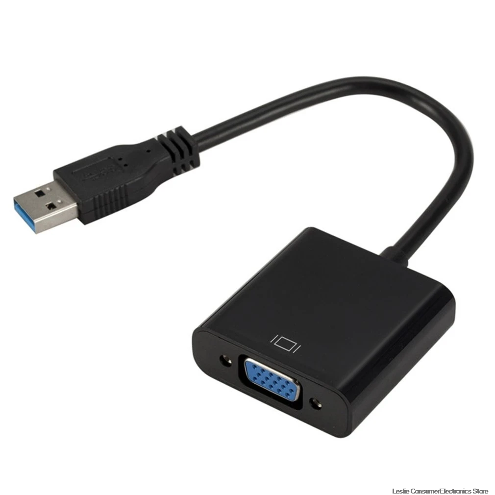 USB к VGA адаптер USB 2,0/3,0 к VGA внешняя видео карта мульти дисплей конвертер для настольного ноутбука ПК Монитор Проектор