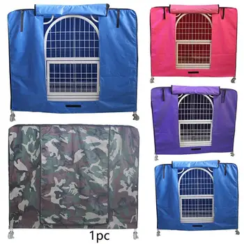 

Universal Windsheild Breathable Waterproof Washable Outdoor Zipper Kennel Pet Supplies Anti Dust Dog Cage Cover Roller Crate