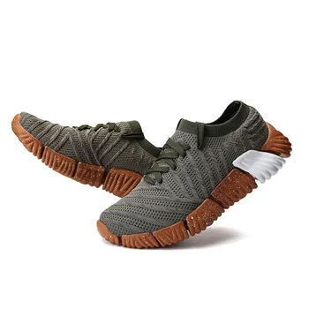 

Flying Weaving National Fashion Shoes Original Old Ventilation Student Shoe Design Run Shoe Male Socks Shoe One Pedal