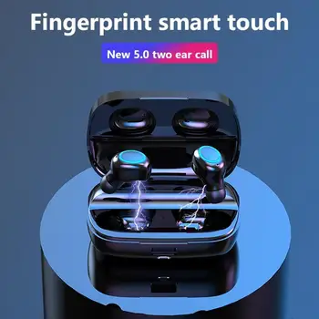 

TWS S11 Wireless Bluetooth 5.0 Earphone In-ear Stereo Earbuds Touch Control Noise Canceling Headset with 3500mA Charging Case