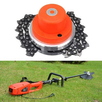 

Multi-function Universal Garden Tools Durable Trimmer Head Nylon Lawn Mower Chain High Hardness Steel Electric Chain Grass Head