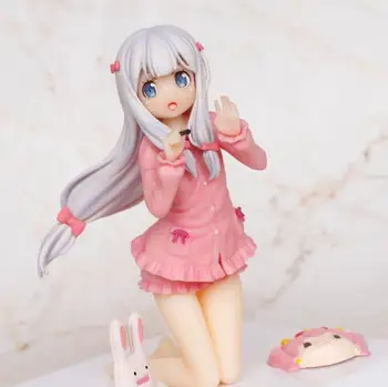 

13cm Dream Tech Anime Eromanga Sensei Izumi Sagiri WAVE gentlemen comic teacher PVC Figure Collection Model toy