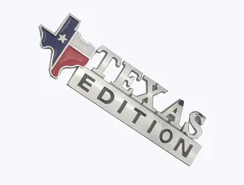 

Texas Edition Emblem Star Sate Flag Emblems Fender Side Door Replacement for Car Decal Sticker