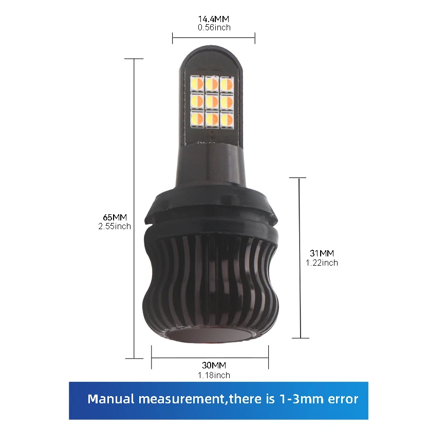 1Set 1156 P21W BA15S PY21W BAU15S 3156 7440 W21W LED  ְ  /DRL  õ /ȣڻ 3030
