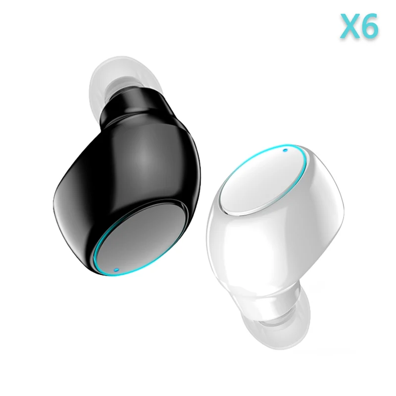 Новые беспроводные Bluetooth-наушники X6 ультрамаленькие невидимые мини-наушники