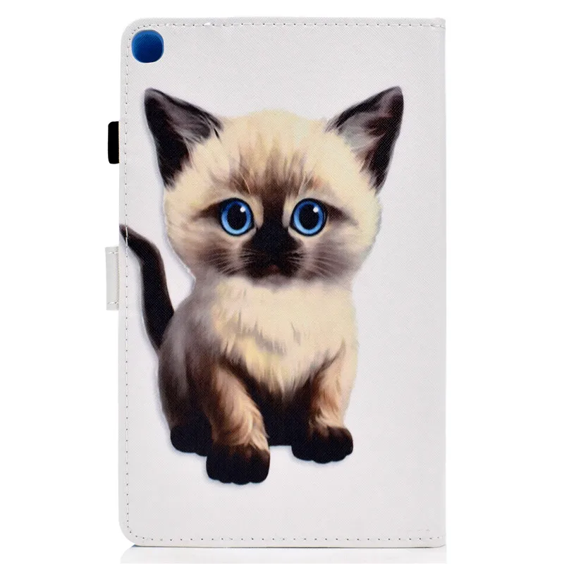 Kawaii Кот Бабочка шаблон для samsung Tab A 10,1 чехол для планшета Funda для Galaxy Tab A 10,1 SM-T510 SM-T515+ ручка