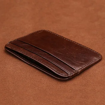 

Men Card Holders Bus Card Holder Credit Card Case Fashion Leather Mens Wallet Business Man Slim Cash Pack