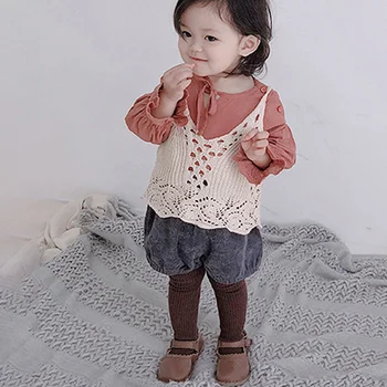 

Autumn Winter Baby Girls Corduroy Thicken Warm Loose Elastic Pants Shorts Girls Solid Color Baby Pants Clothes High Quality