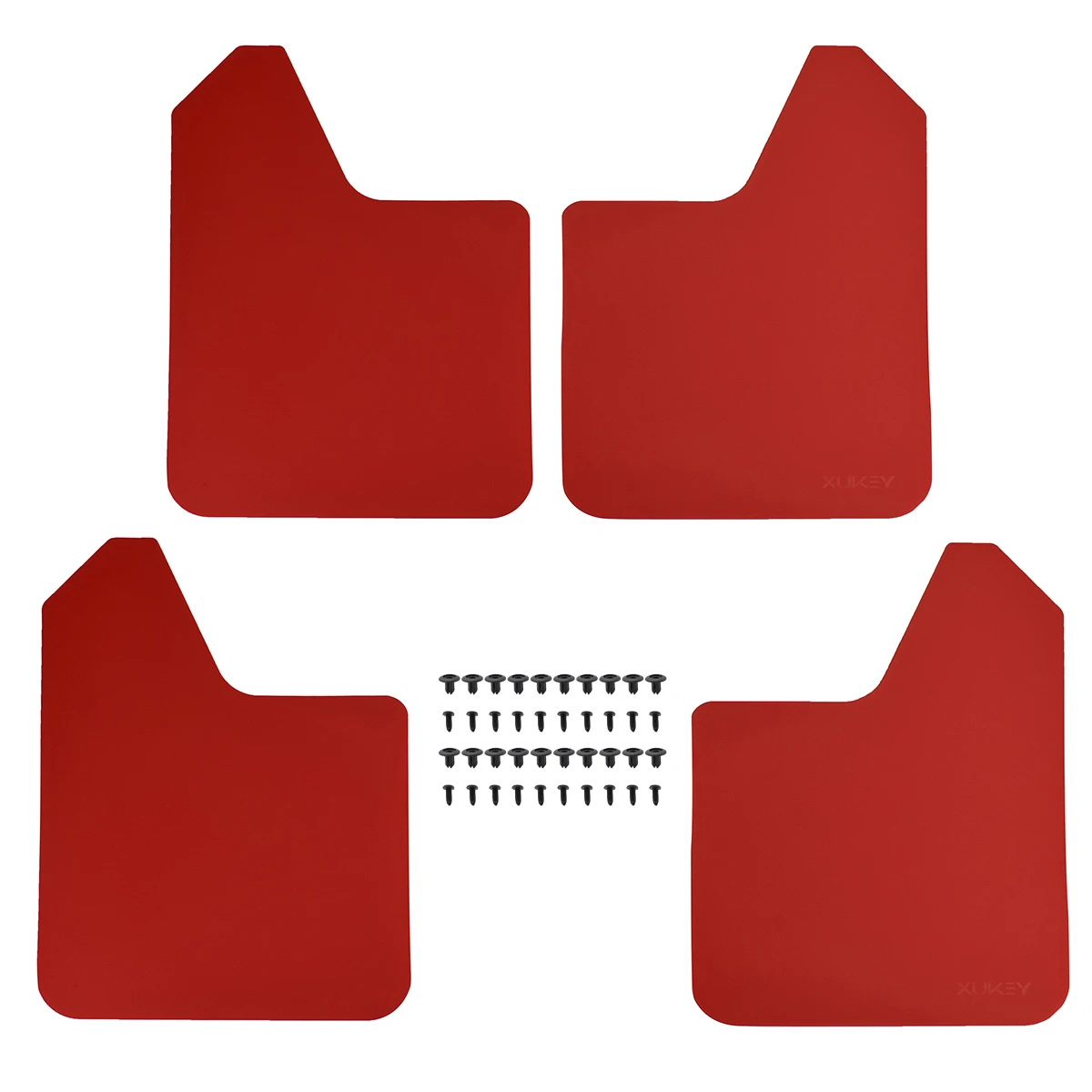 4pcs-set Red Брызговики для VW Golf GTI R+ GTE Touran Caddy Transporter T4 T5 T6 MULIVAN CARAVELLE T-Roc - Цвет: 4pcs-set Red