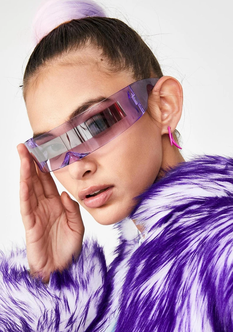 NYWOOH Future wrap Around Goggle женские мужские солнцезащитные очки странные Сиамские модные очки солнцезащитные очки для вечеринок