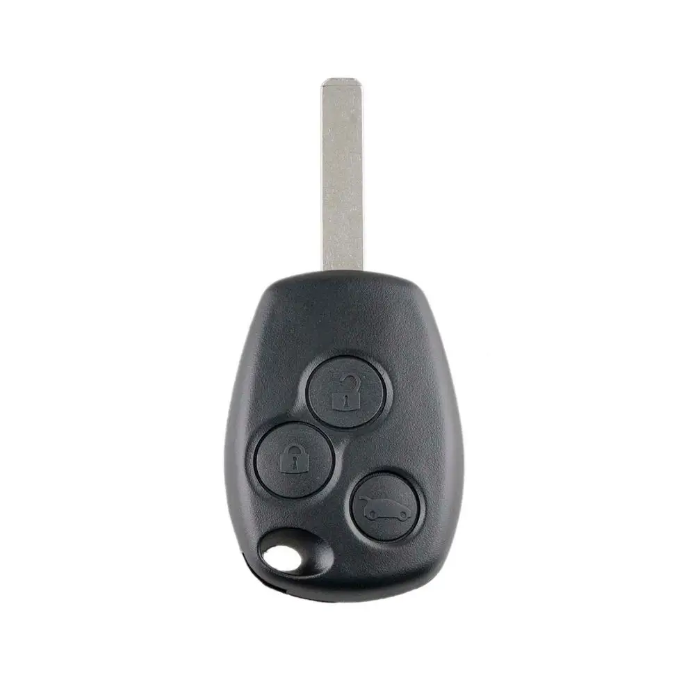 2/3 кнопки ключ чехол для Renault Modus Clio 3 Twingo DACIA Logan Sandero цельный Брелок дистанционного ключа оболочки замена VA2 лезвие - Количество кнопок: 3 Кнопки