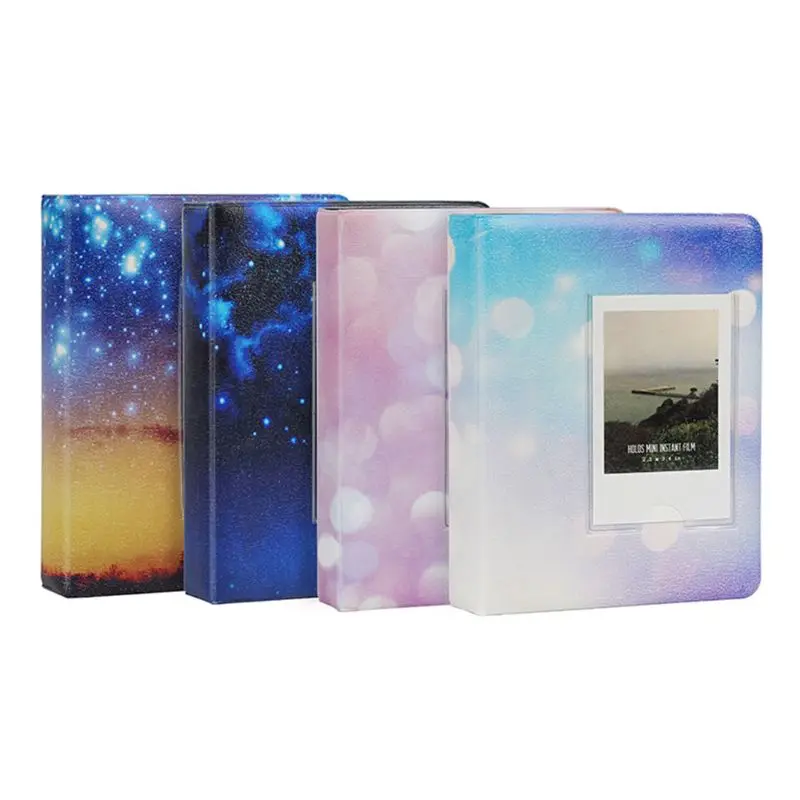 Фотоальбом Starry Sky 64 кармана 3 дюйма для Fujifilm Instax Mini пленки 9 8 7s 90 70 25 держатель карт |