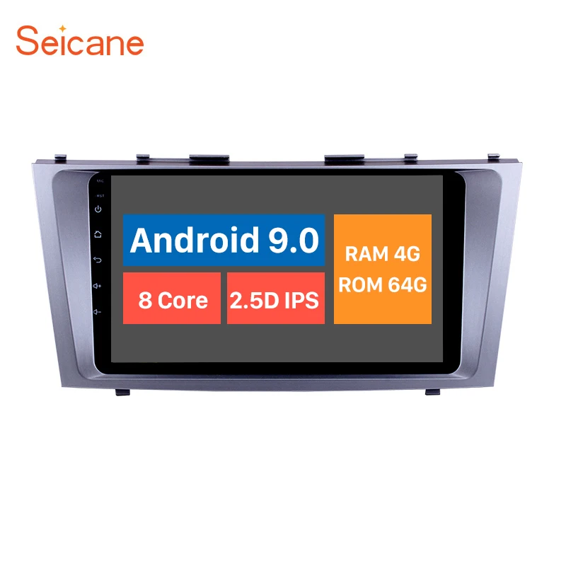 Автомобильный мультимедийный плеер Seicane 9 дюймов Android 0 HD 1024*600 GPS радио навигатор