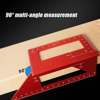

T-type Scriber Guide Ruler Multifunctional 45 90 Degree Angle Tools for Woodworking Measuring TN99