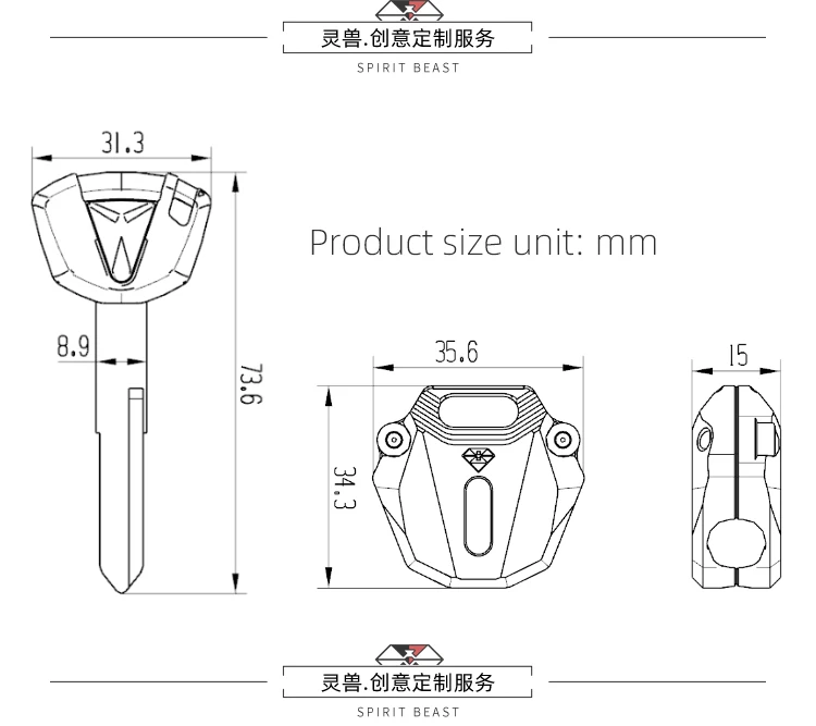 Kawasaki key head модифицированный мотоцикл Ninja250 Электрический дверной замок крышка аксессуары ниндзя 400 ключ защитный чехол