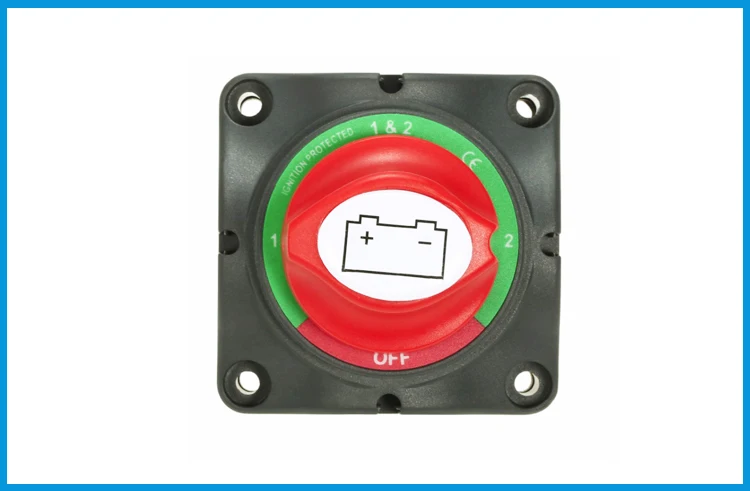 12 V/24 V двойной Батарея селектор изолятор главный выключатель среза отрезать разъединения Мощность выключатель 4 позиции автомобиля RV