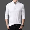 Liseaven 2022 New Arrival Men's T-Shirt Long Cotton T-Shirts Men Full Sleeve tshirt Plus Size 5XL T Shirt Tee Tops 5 Colors ► Photo 3/6