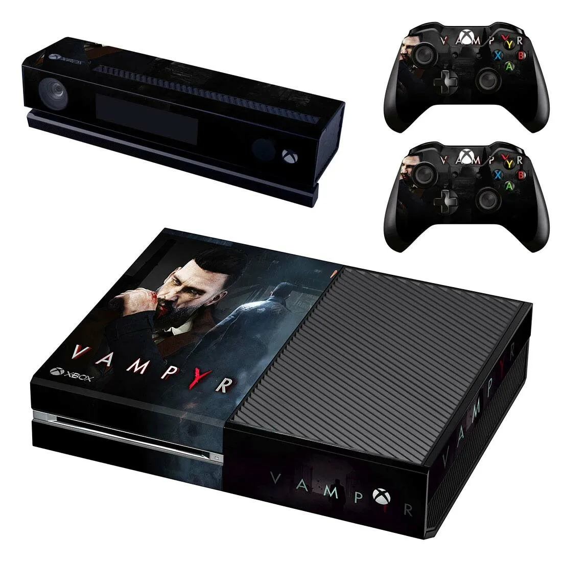 Vampyr стикер s для xbox one виниловые наклейки на кожу Обложка Стикеры для xbox one консоль Kinect два контроллера шкуры
