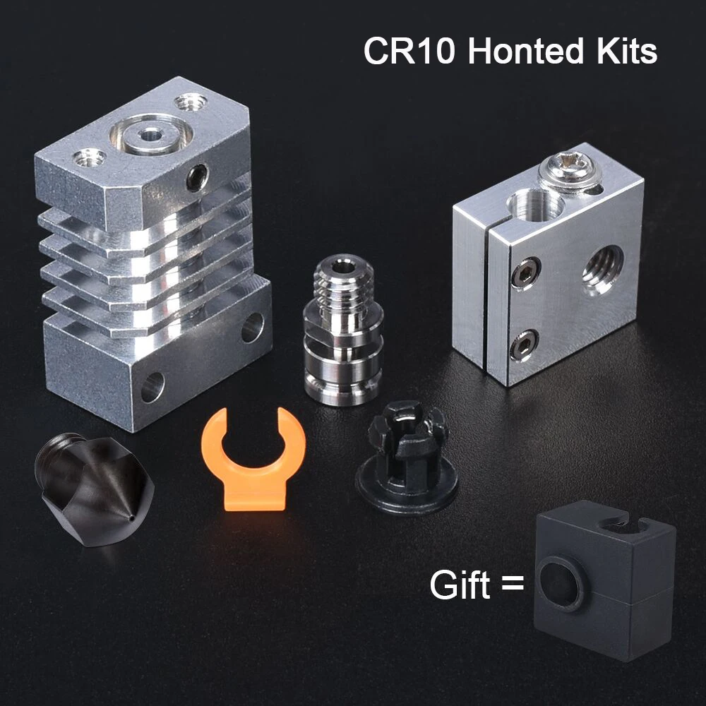 Набор Hotend CR10 для теплоотвода цельнометаллические детали 3D принтера Ender3 MK8 сопло