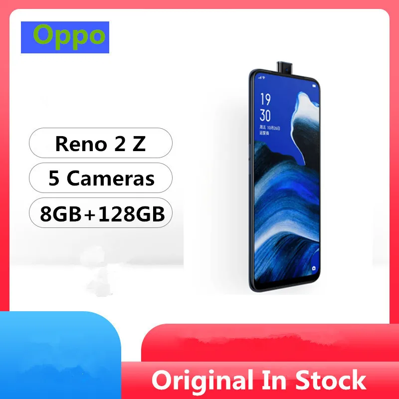 Смартфон Oppo Reno 2 Z 4G LTE Helio P90 6 5 дюйма 3 0 х1080 8 + Гб 48 МП VOOC сканер отпечатков пальцев
