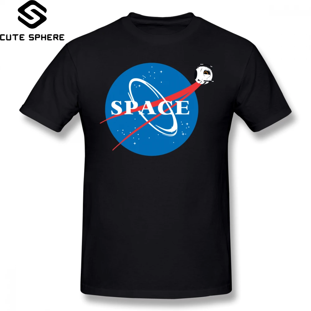 Футболка Portal Space футболка с коротким рукавом модная большого размера из 100 хлопка