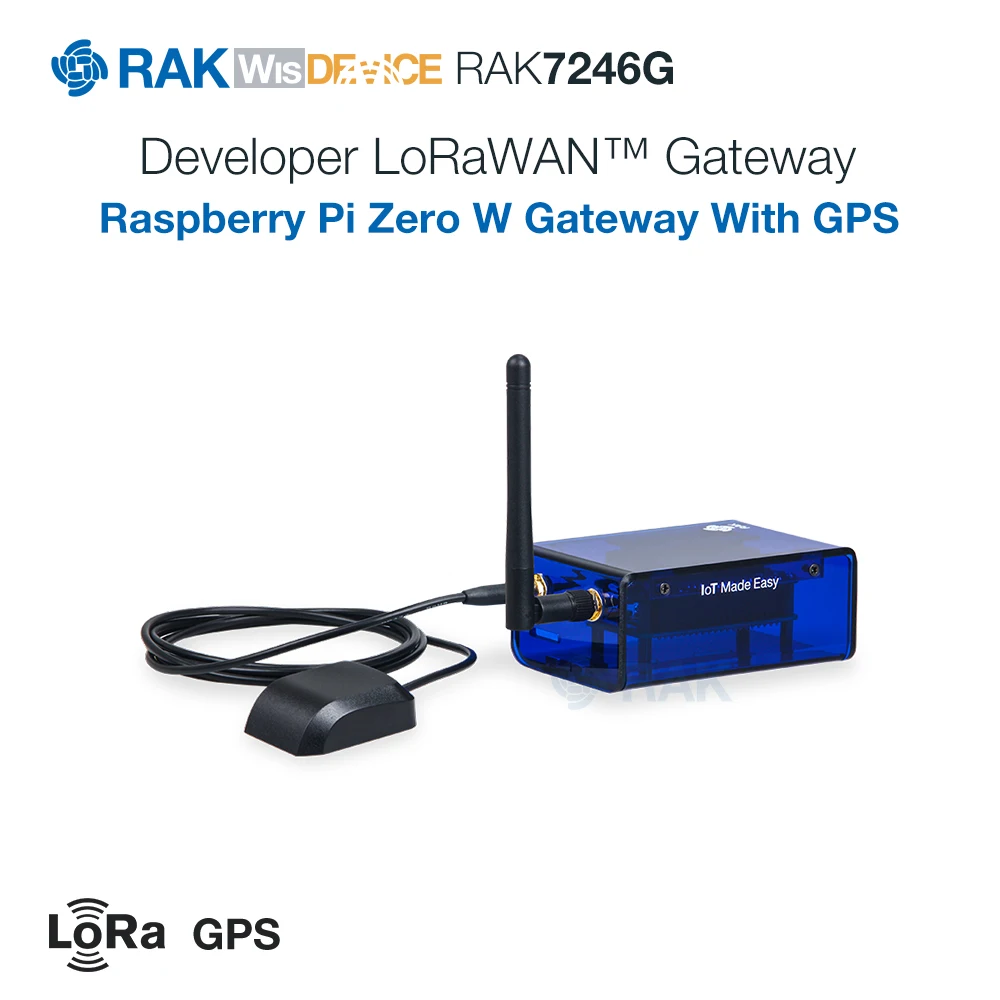 Шлюз разработчика LoRaWAN с модулем концентратора шляпы RAK2246 Pi Raspberry Zero W 8 каналов LoRa