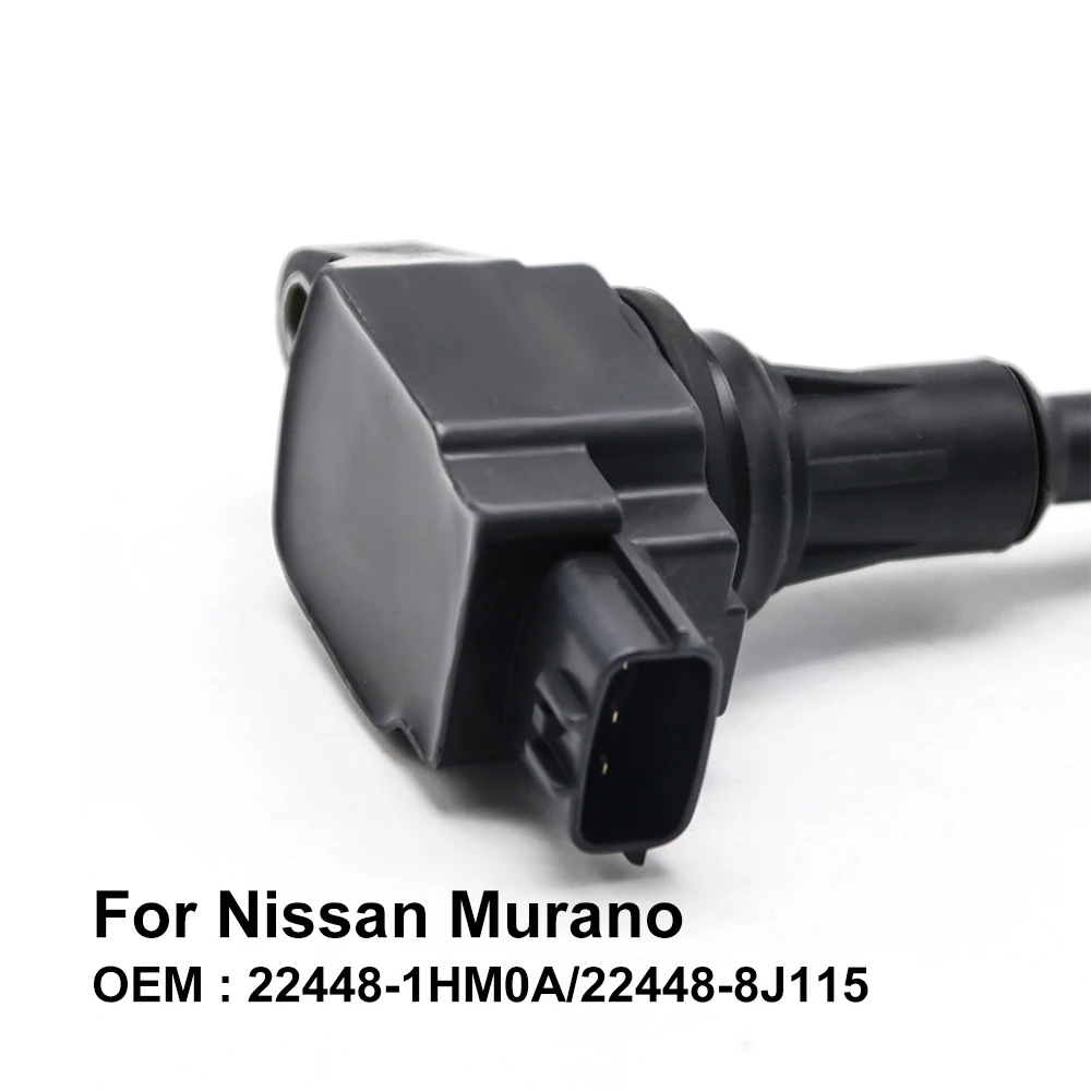 Катушка зажигания для Nissan Murano Код двигателя VQ35DE 3.5L OEM 22448-1HM0A / 22448-8J115 (упаковка из 4)